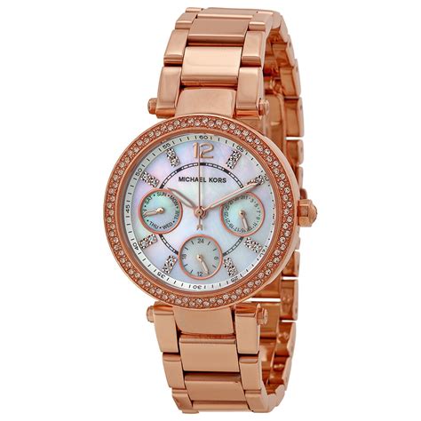 michael kors rose gold watch 5616|Michael Kors ritz chronograph.